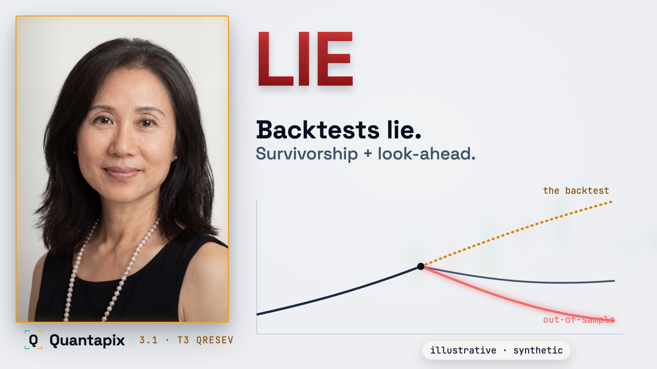 3.1 — Backtests Lie — the Survivorship and Look-Ahead Problem